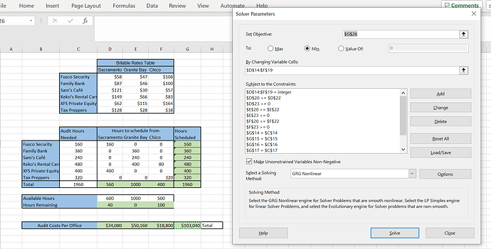 Excel Challenge 10.24